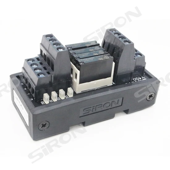 Siron Y450 High-Quality 4-Bit Wide-Bottom Signal Relay Module for PLC